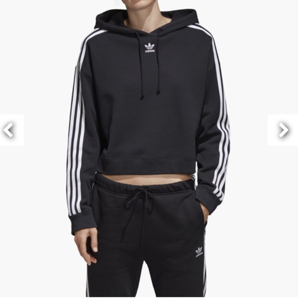 adidas Sweaters - adidas Originals Cropped Hoodie SZ M